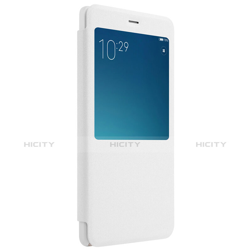 Custodia Portafoglio In Pelle con Supporto per Xiaomi Redmi Note 4X High Edition Bianco