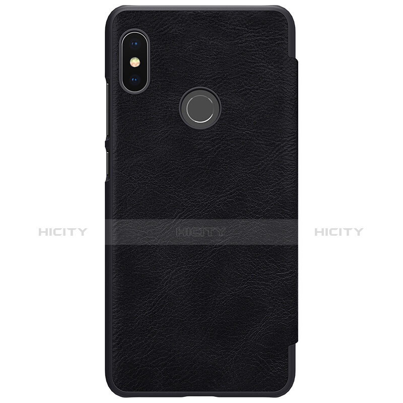 Custodia Portafoglio In Pelle con Supporto per Xiaomi Redmi Note 5 Pro Nero