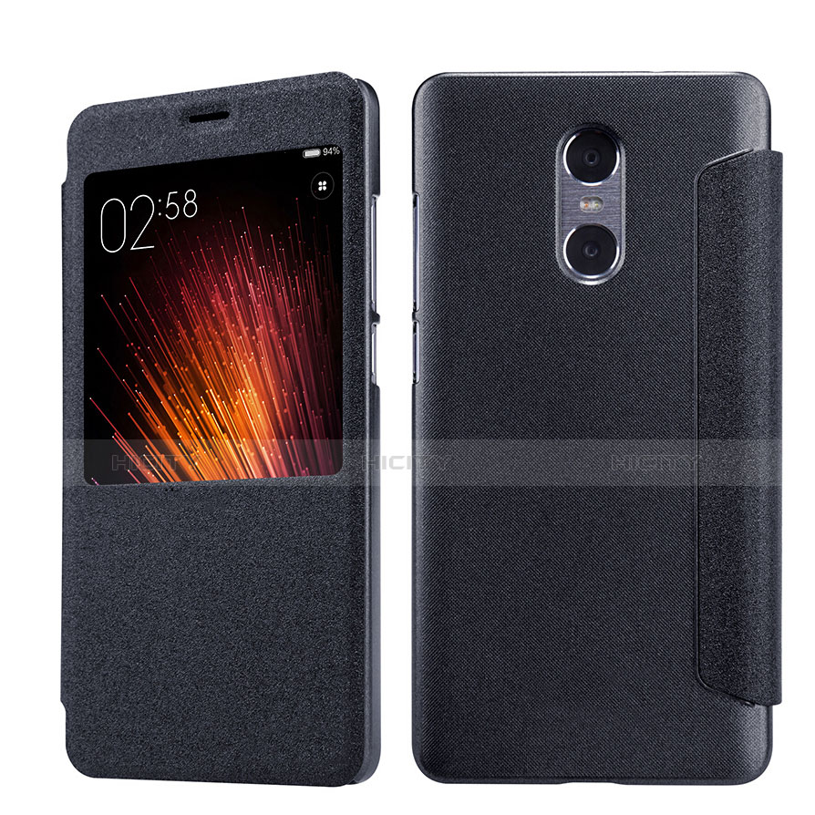 Custodia Portafoglio In Pelle con Supporto per Xiaomi Redmi Pro Nero