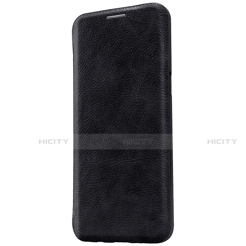 Custodia Portafoglio In Pelle con Supporto S01 per Samsung Galaxy S8 Nero