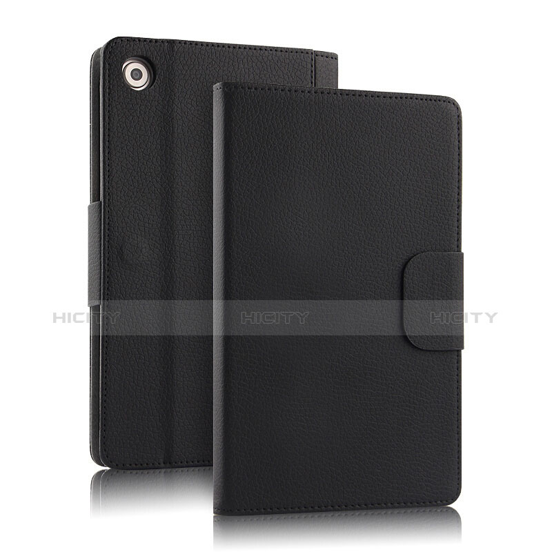 Custodia Portafoglio In Pelle con Tastiera per Huawei MediaPad M5 8.4 SHT-AL09 SHT-W09 Nero