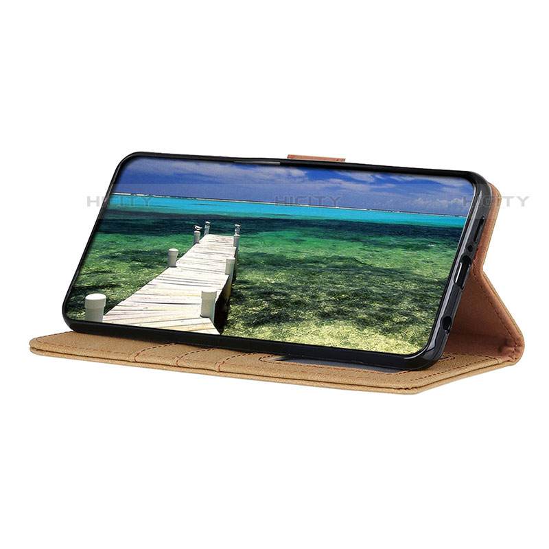 Custodia Portafoglio In Pelle Cover con Supporto A01D per Motorola Moto E30