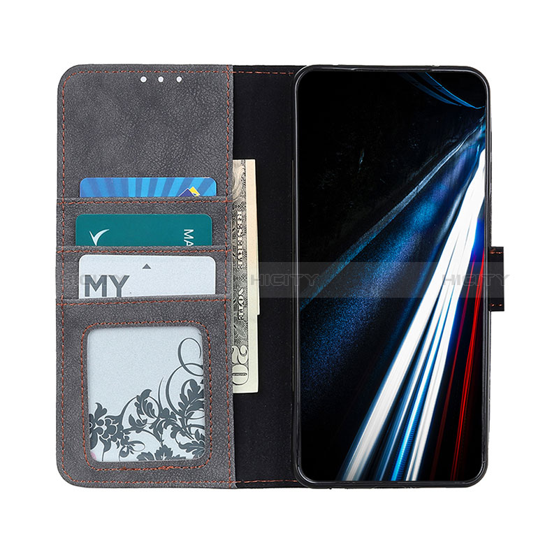 Custodia Portafoglio In Pelle Cover con Supporto A01D per Sony Xperia 1 V