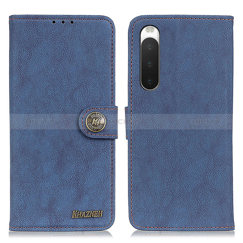 Custodia Portafoglio In Pelle Cover con Supporto A01D per Sony Xperia 10 V