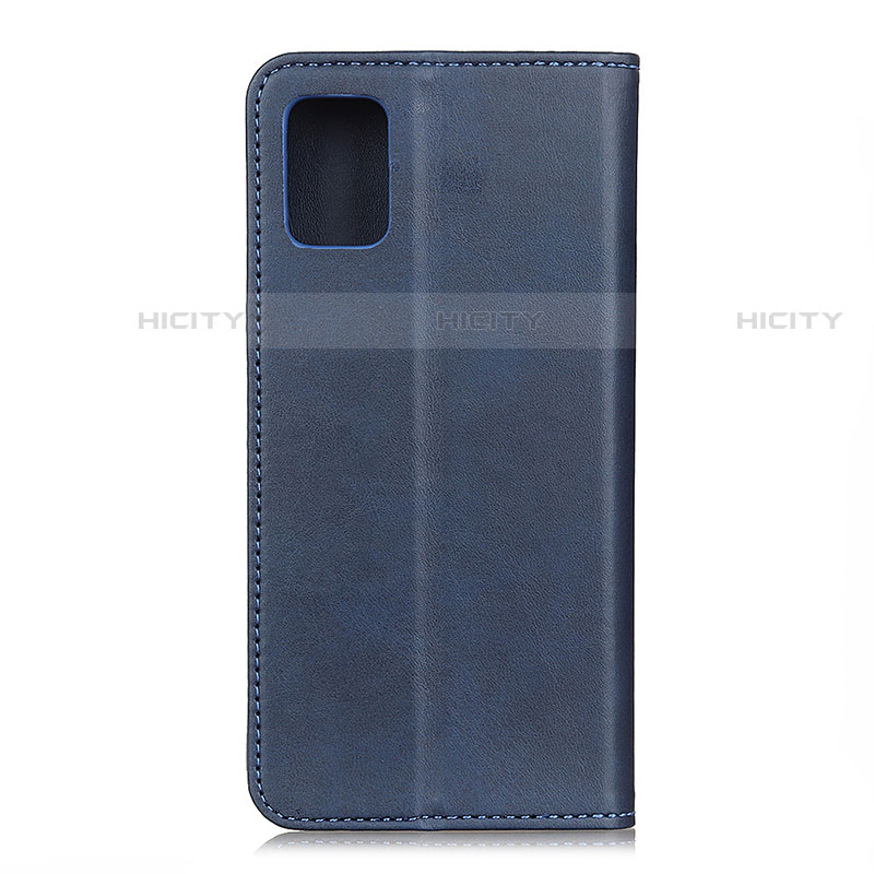 Custodia Portafoglio In Pelle Cover con Supporto A02D per Motorola Moto G100 5G Blu