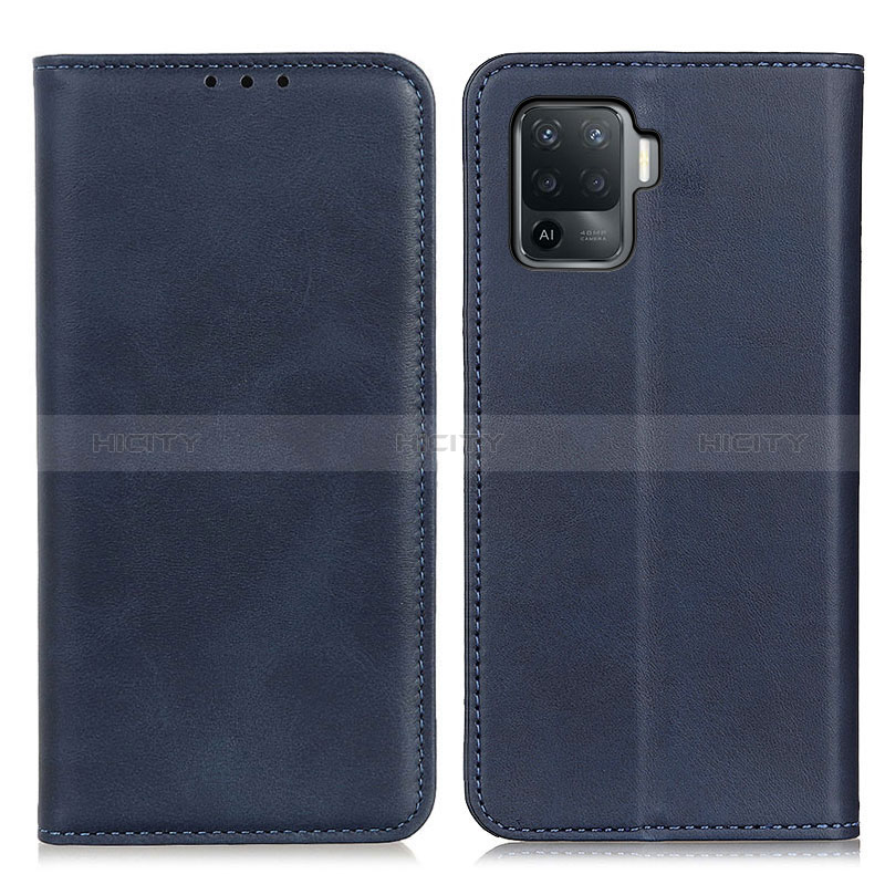 Custodia Portafoglio In Pelle Cover con Supporto A02D per Oppo Reno5 Lite