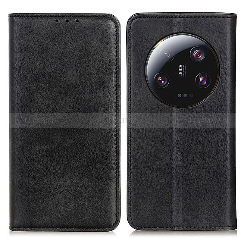 Custodia Portafoglio In Pelle Cover con Supporto A02D per Xiaomi Mi 13 Ultra 5G Nero