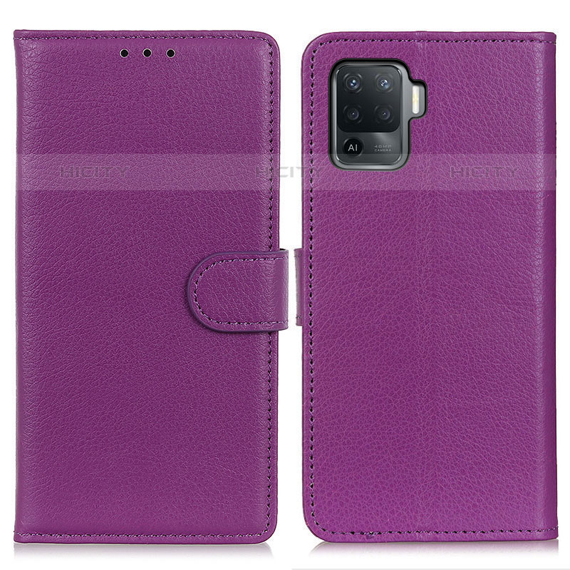 Custodia Portafoglio In Pelle Cover con Supporto A03D per Oppo F19 Pro