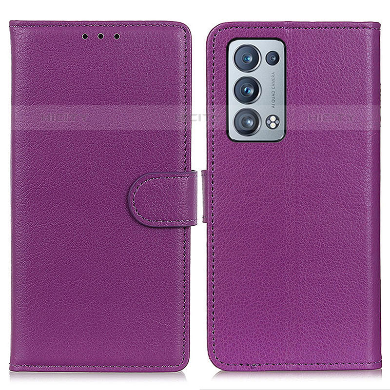 Custodia Portafoglio In Pelle Cover con Supporto A03D per Oppo Reno6 Pro+ Plus 5G