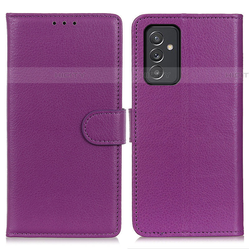 Custodia Portafoglio In Pelle Cover con Supporto A03D per Samsung Galaxy A05s Viola