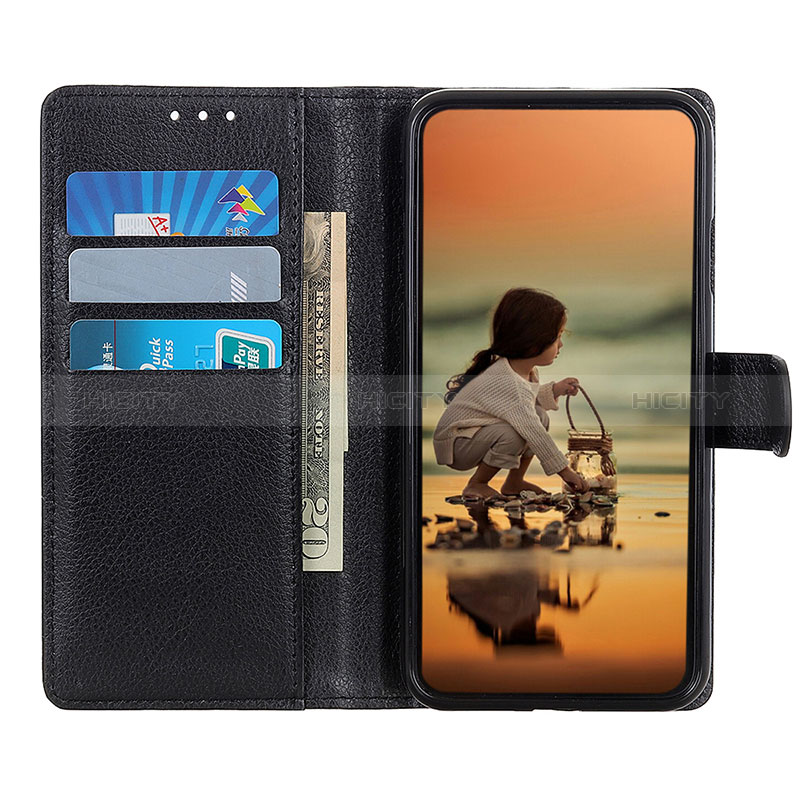 Custodia Portafoglio In Pelle Cover con Supporto A03D per Sony Xperia 1 III