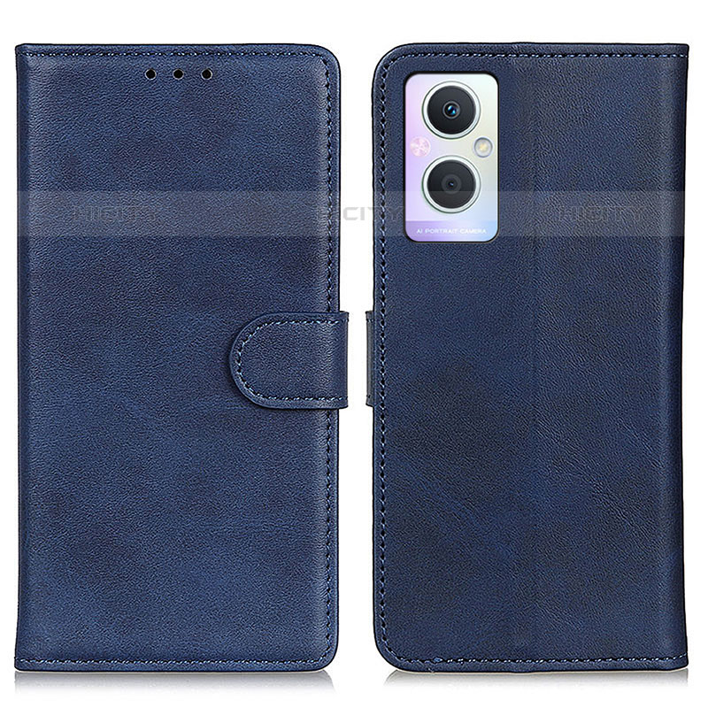Custodia Portafoglio In Pelle Cover con Supporto A04D per OnePlus Nord N20 5G Blu
