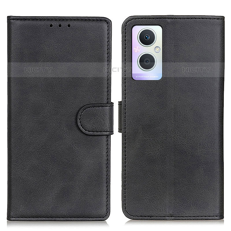 Custodia Portafoglio In Pelle Cover con Supporto A04D per OnePlus Nord N20 5G Nero