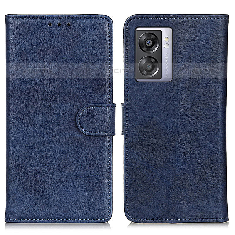Custodia Portafoglio In Pelle Cover con Supporto A04D per OnePlus Nord N300 5G Blu