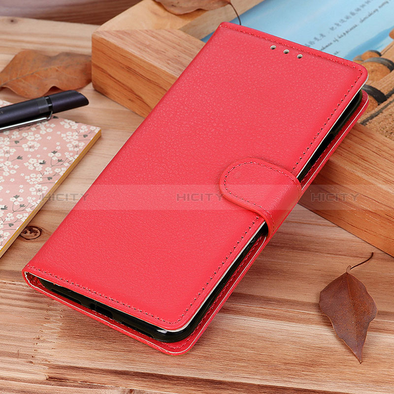 Custodia Portafoglio In Pelle Cover con Supporto A04D per Xiaomi Mi 13T 5G Rosso