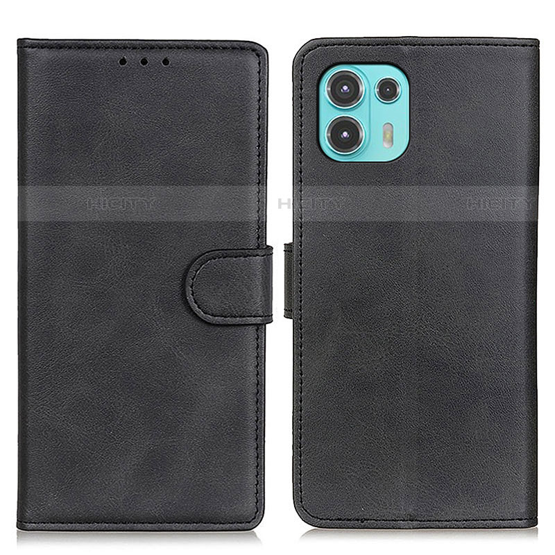 Custodia Portafoglio In Pelle Cover con Supporto A05D per Motorola Moto Edge 20 Lite 5G Nero