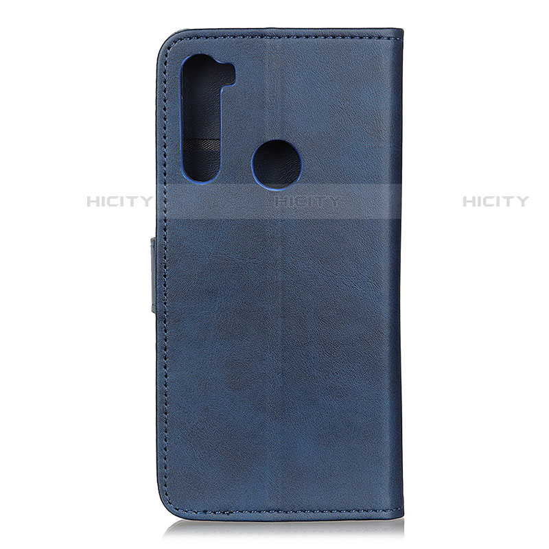 Custodia Portafoglio In Pelle Cover con Supporto A05D per Motorola Moto One Fusion Plus Blu