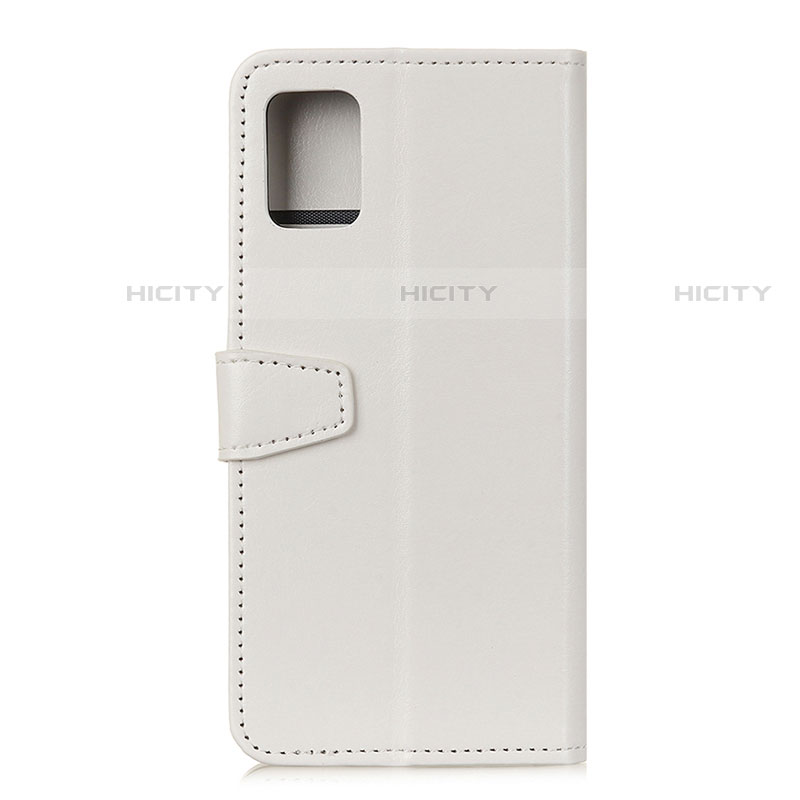 Custodia Portafoglio In Pelle Cover con Supporto A06D per Motorola Moto G100 5G Bianco