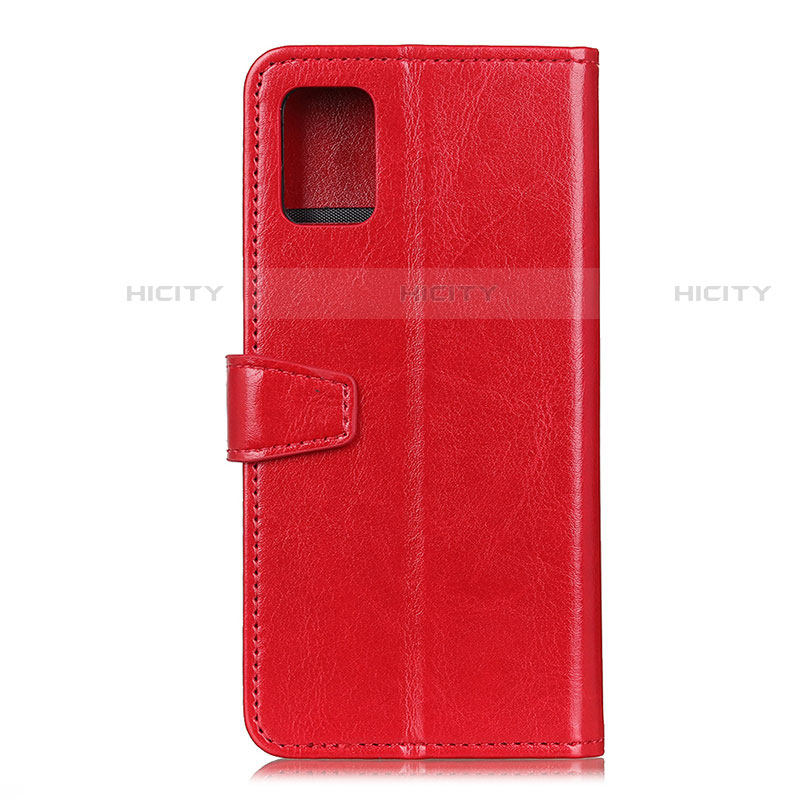 Custodia Portafoglio In Pelle Cover con Supporto A06D per Motorola Moto G100 5G Rosso