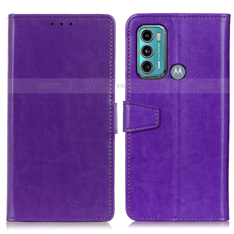 Custodia Portafoglio In Pelle Cover con Supporto A06D per Motorola Moto G40 Fusion