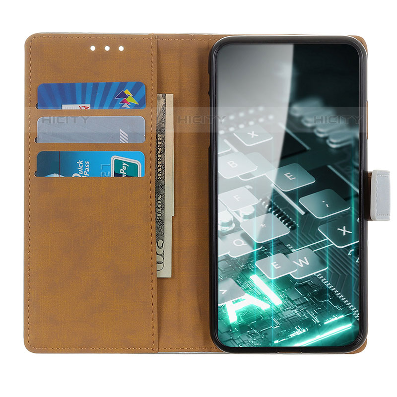 Custodia Portafoglio In Pelle Cover con Supporto A08D per Samsung Galaxy M02