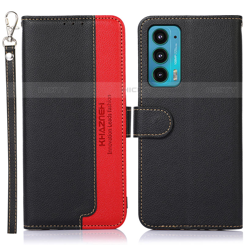 Custodia Portafoglio In Pelle Cover con Supporto A09D per Motorola Moto Edge 20 5G