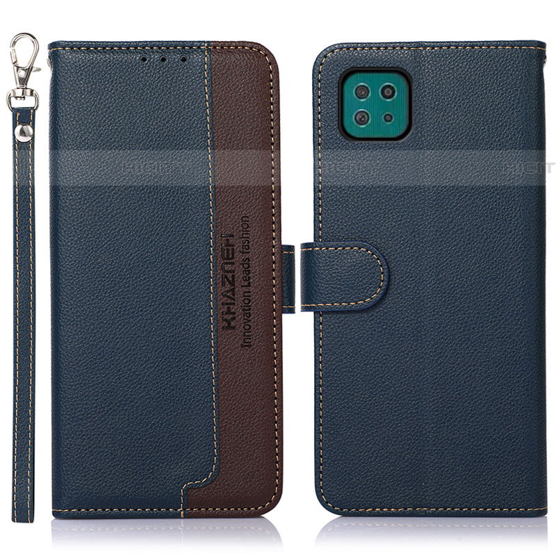 Custodia Portafoglio In Pelle Cover con Supporto A09D per Samsung Galaxy F42 5G