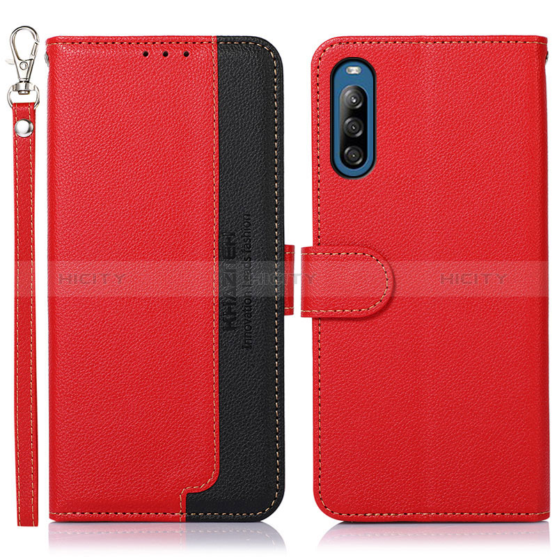 Custodia Portafoglio In Pelle Cover con Supporto A09D per Sony Xperia L4