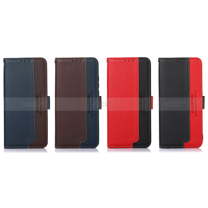 Custodia Portafoglio In Pelle Cover con Supporto A09D per Sony Xperia PRO-I