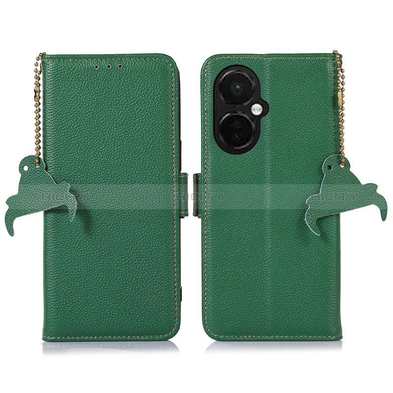 Custodia Portafoglio In Pelle Cover con Supporto A10D per OnePlus Nord CE 3 5G Verde