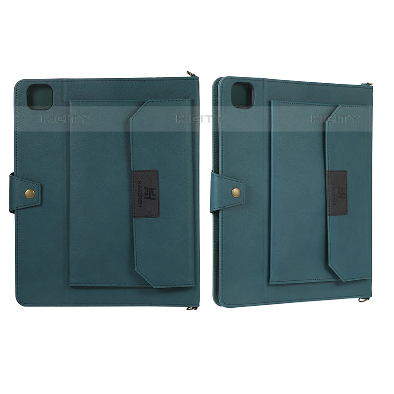 Custodia Portafoglio In Pelle Cover con Supporto AD1 per Apple iPad Pro 12.9 (2020)