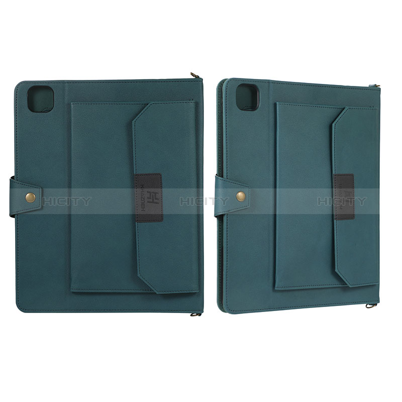 Custodia Portafoglio In Pelle Cover con Supporto AD1 per Apple iPad Pro 12.9 (2022)