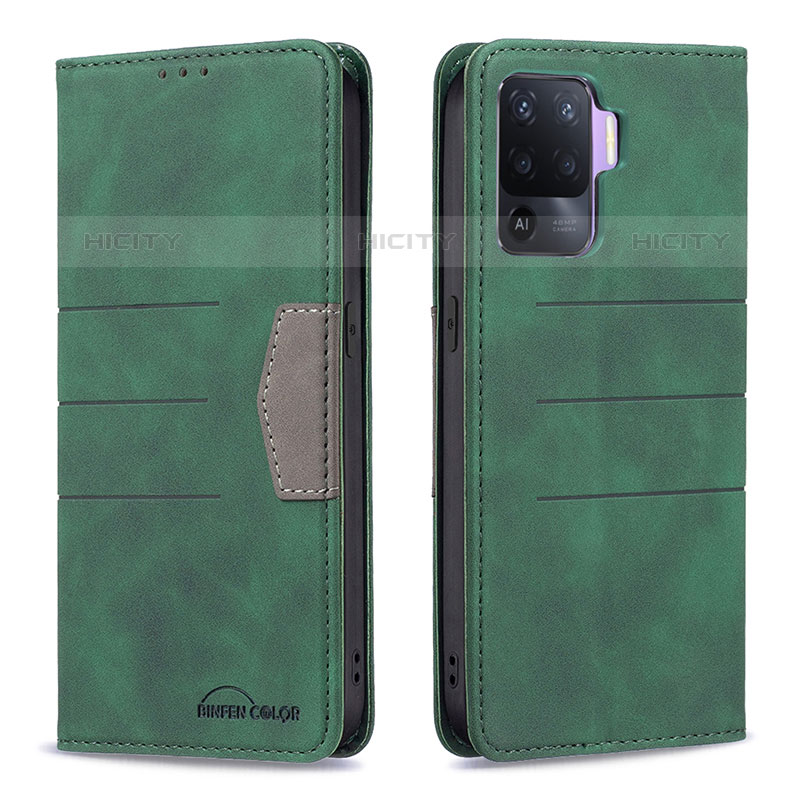 Custodia Portafoglio In Pelle Cover con Supporto B01F per Oppo A94 4G