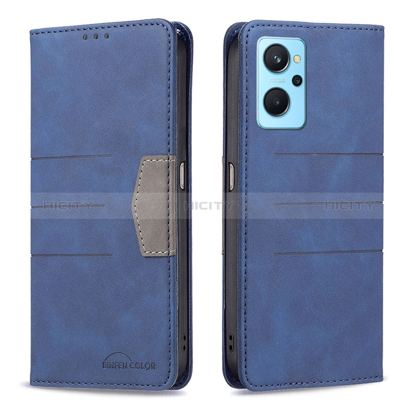 Custodia Portafoglio In Pelle Cover con Supporto B01F per Oppo A96 4G