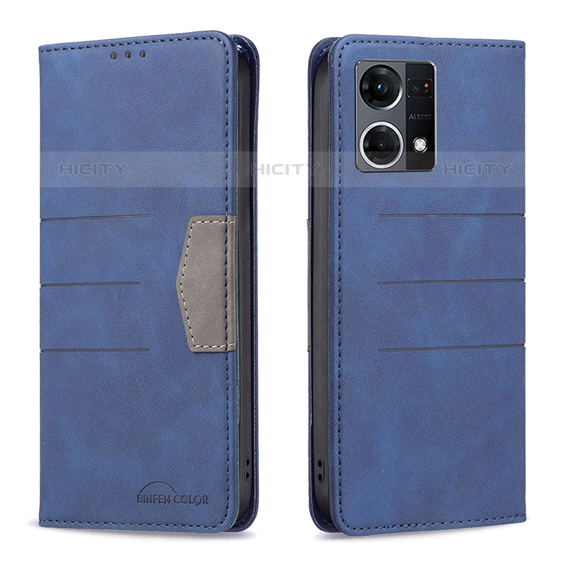 Custodia Portafoglio In Pelle Cover con Supporto B01F per Oppo Reno8 4G