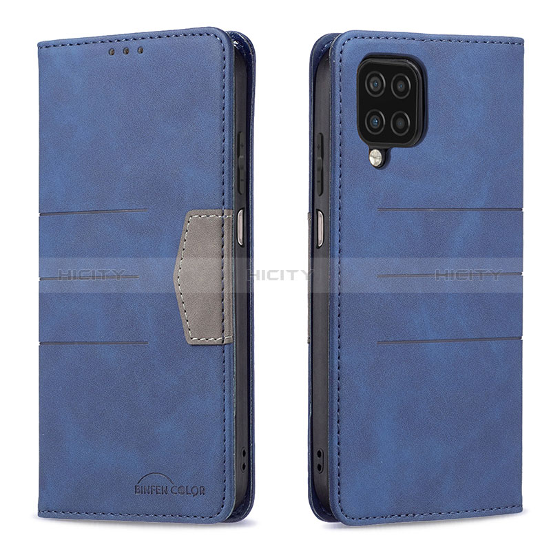Custodia Portafoglio In Pelle Cover con Supporto B01F per Samsung Galaxy F12