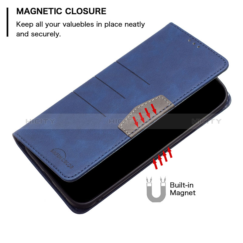 Custodia Portafoglio In Pelle Cover con Supporto B01F per Xiaomi Redmi Note 10 5G