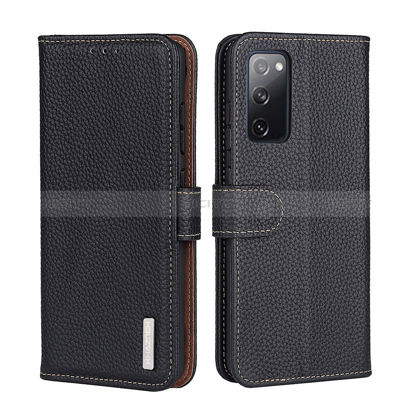 Custodia Portafoglio In Pelle Cover con Supporto B01H per Samsung Galaxy Note 20 5G Nero
