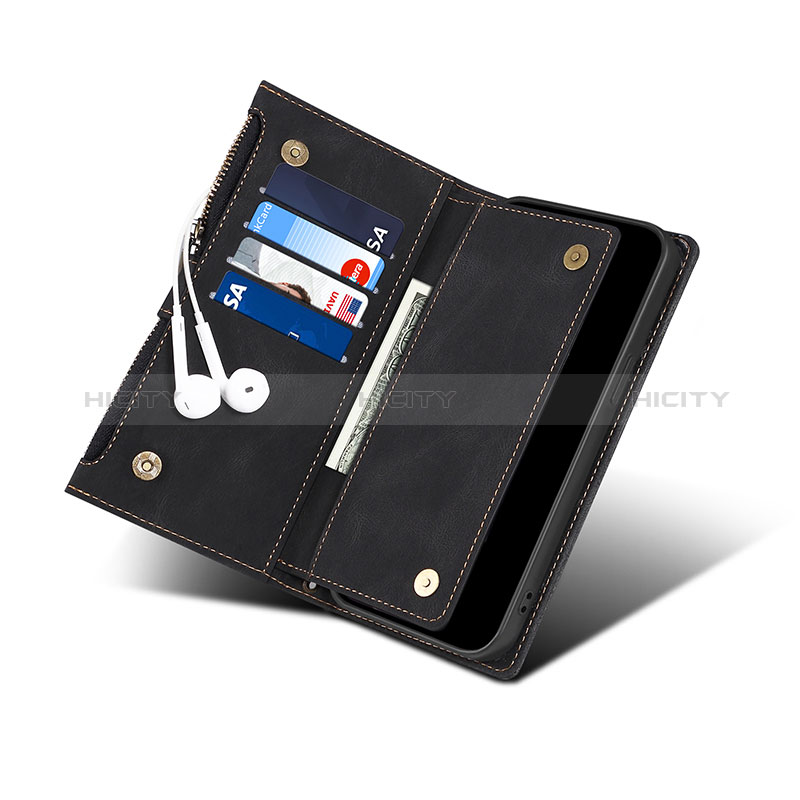 Custodia Portafoglio In Pelle Cover con Supporto B01S per Samsung Galaxy Note 20 5G