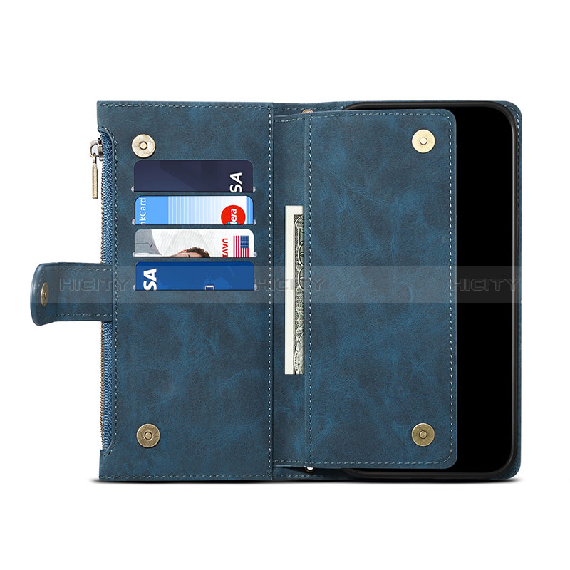 Custodia Portafoglio In Pelle Cover con Supporto B01S per Samsung Galaxy Note 20 5G