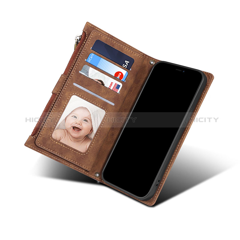 Custodia Portafoglio In Pelle Cover con Supporto B01S per Samsung Galaxy S20