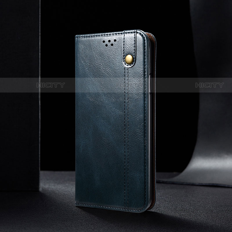 Custodia Portafoglio In Pelle Cover con Supporto B01S per Samsung Galaxy S21 Plus 5G Blu