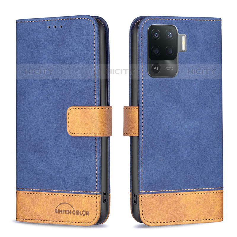 Custodia Portafoglio In Pelle Cover con Supporto B02F per Oppo A94 4G