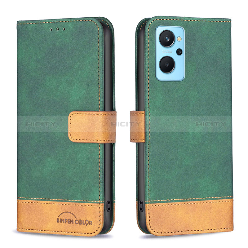 Custodia Portafoglio In Pelle Cover con Supporto B02F per Realme 9i 4G