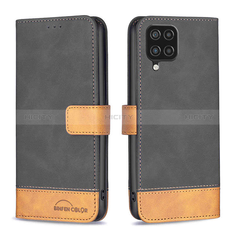 Custodia Portafoglio In Pelle Cover con Supporto B02F per Samsung Galaxy A12 5G