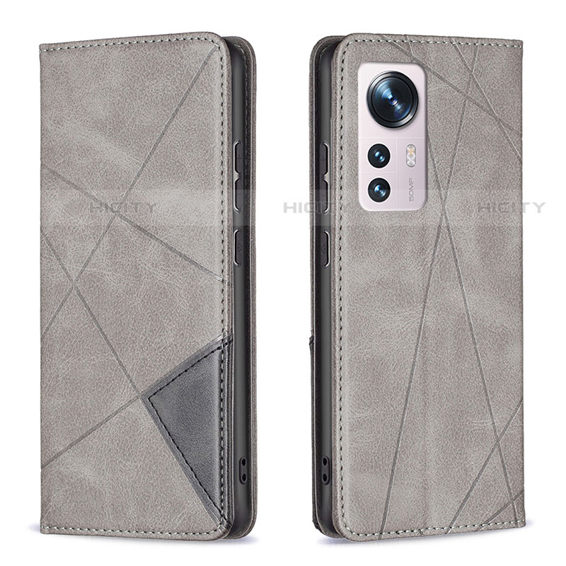 Custodia Portafoglio In Pelle Cover con Supporto B02F per Xiaomi Mi 12 Pro 5G