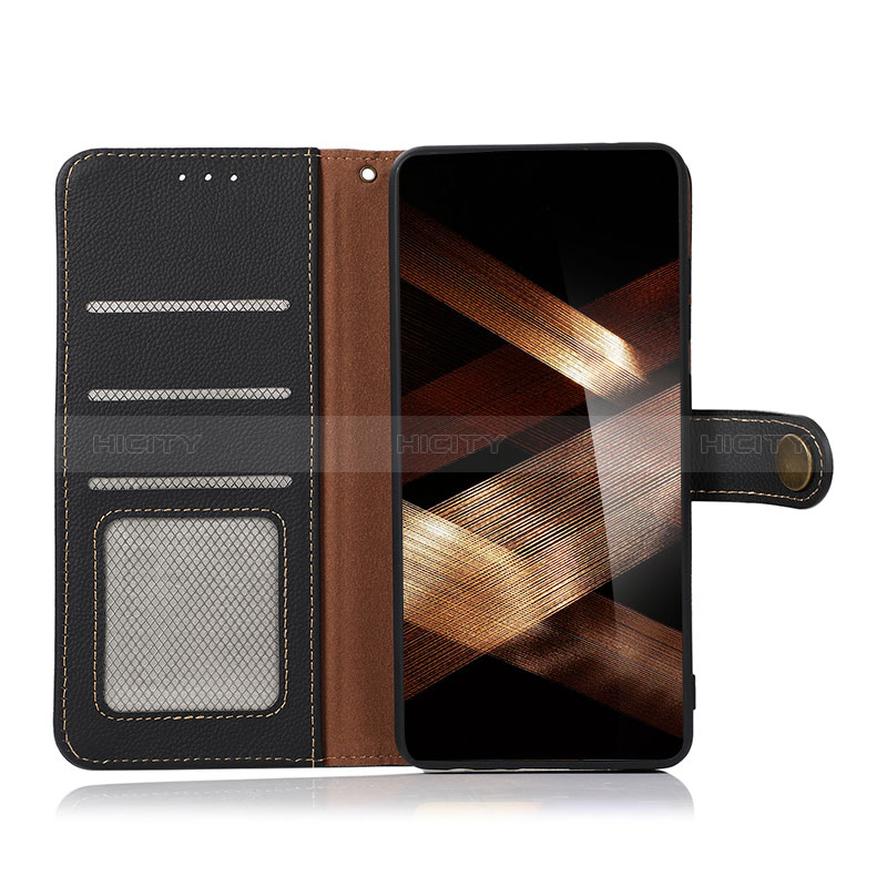 Custodia Portafoglio In Pelle Cover con Supporto B02H per Huawei Honor X6a