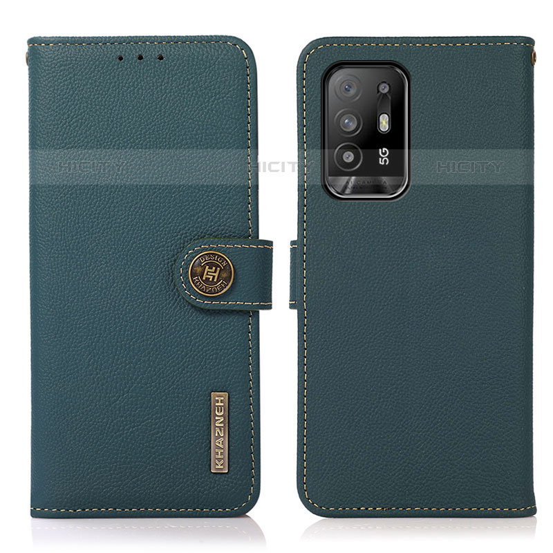 Custodia Portafoglio In Pelle Cover con Supporto B02H per Oppo Reno5 F