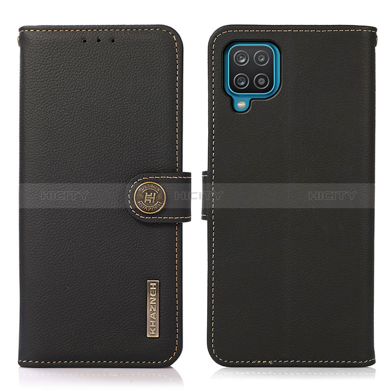 Custodia Portafoglio In Pelle Cover con Supporto B02H per Samsung Galaxy A12 Nacho