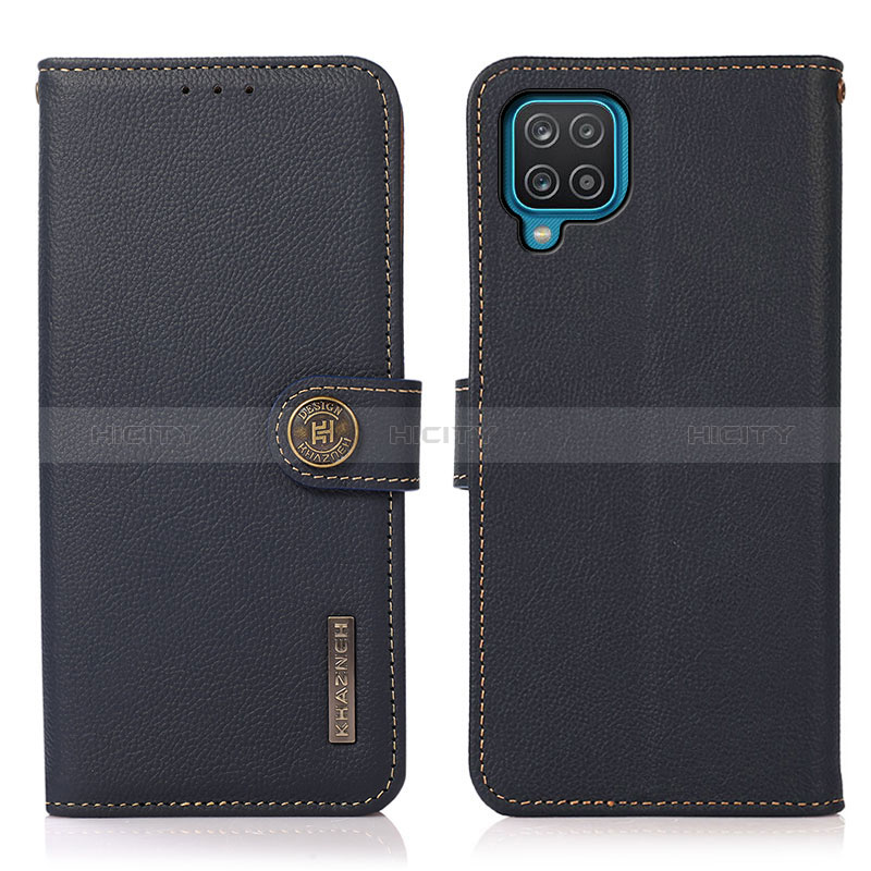 Custodia Portafoglio In Pelle Cover con Supporto B02H per Samsung Galaxy F12
